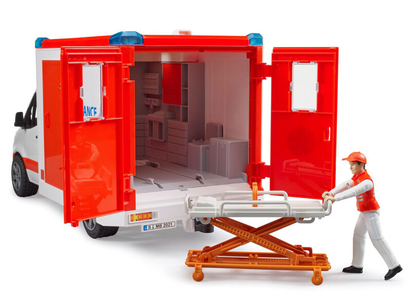 Bruder  MB Sprinter Sanitka s medikem 1:16 